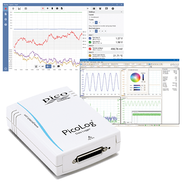 PicoLog 1012 / 1216 — Multichannel Data Acquisition view 2